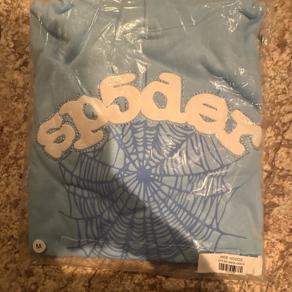 Spyder Blue Web Hoodie